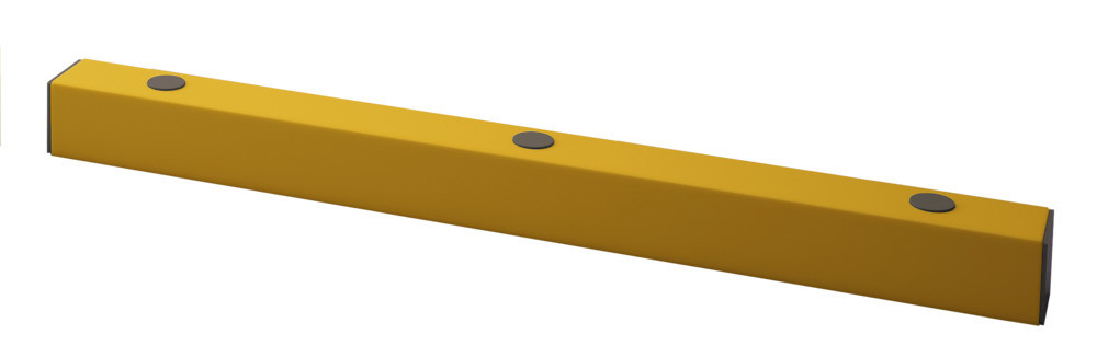 Barrera de suelo flexible, de plástico, an. 1200 mm, amarillo - 1