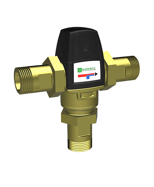 Termostatický zmiešavací ventil pre telové a kombinované sprchy, prietok 110 l/min, BR 710950 - 1