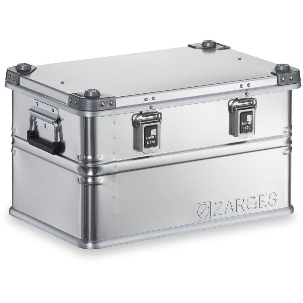 Zarges aluminium transport box, K470, incl. hazardous goods approval, 600 x 400 x 340 mm - 1