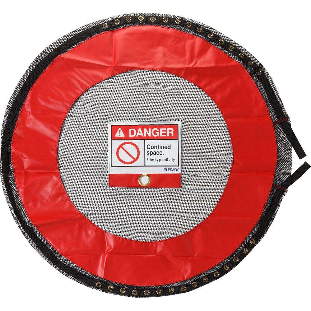Lockable safety covers for confined spaces, ventilated, ∅: 914.40 mm - 1