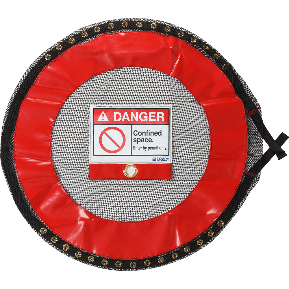 Lockable safety covers for confined spaces, ventilated, ∅: 762.00 mm - 1