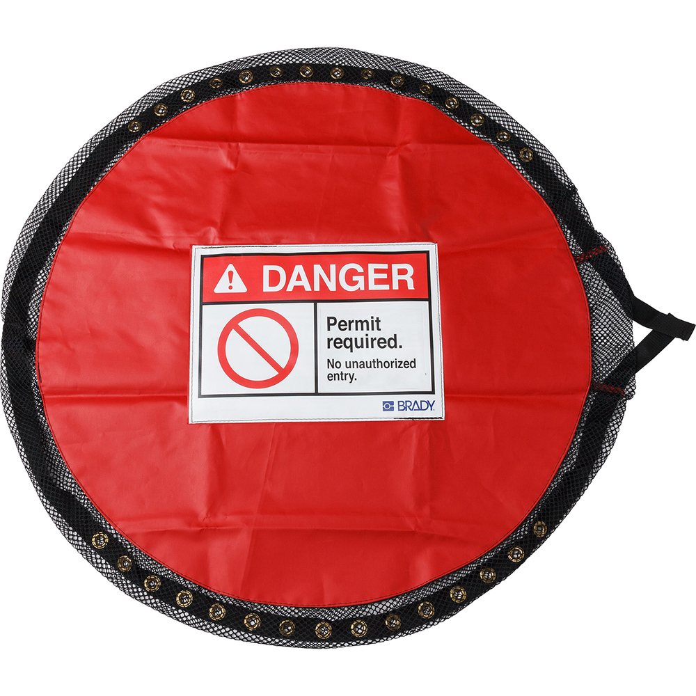 Lockable safety covers for areas with access authorisation, stable, ∅: 508.00 mm - 1