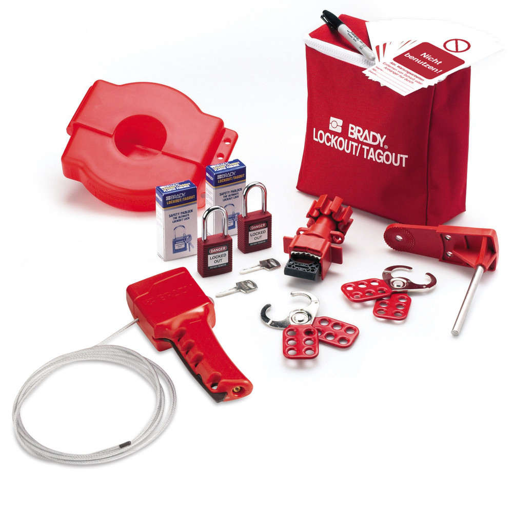 Small adjustable lockout set, incl. selected lockouts - 1