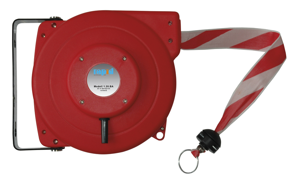 Automatic barrier reel, for barriers, in plastic, with tape 20 m - 1