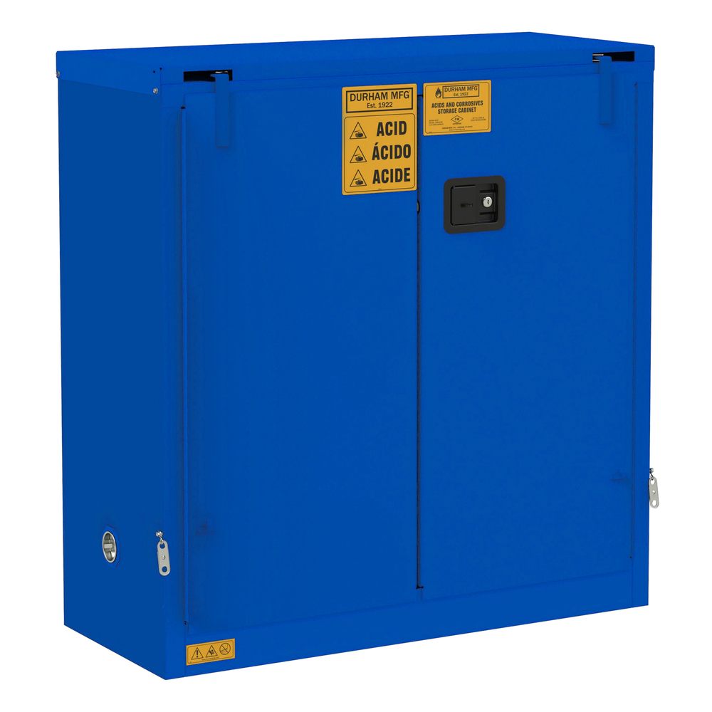 Corrosive Storage Cabinet, 30 Gallon, Self-Closing - 2
