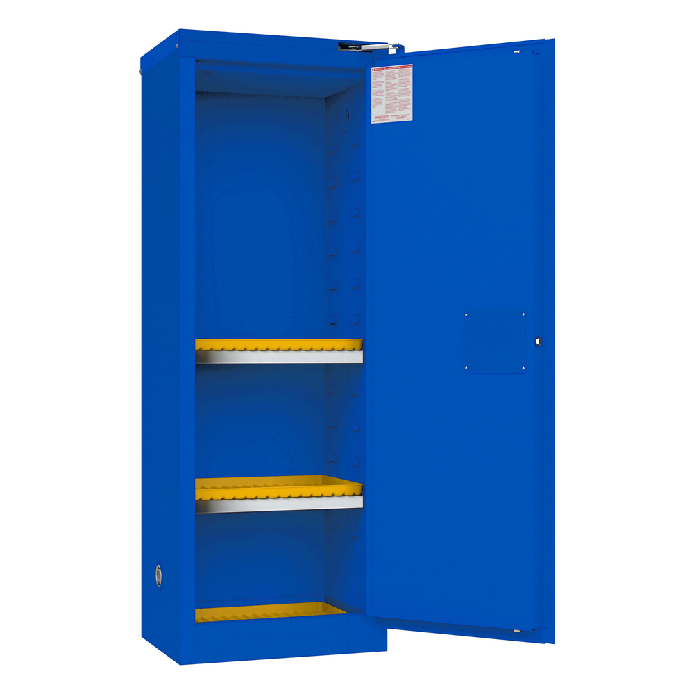 Corrosive Storage Cabinet, 22 Gallon, Self-Closing - 1