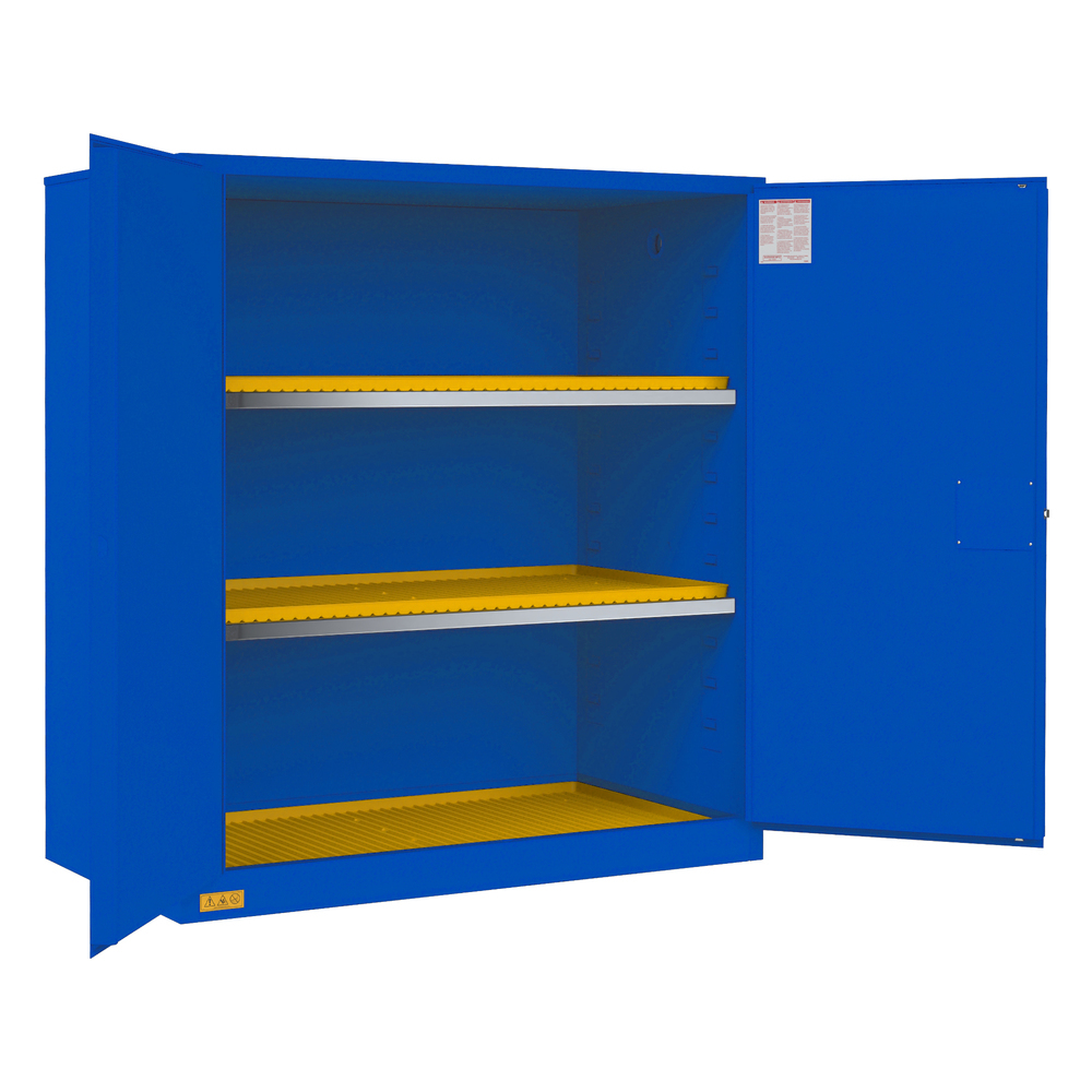 Corrosive Storage Cabinet, 120 Gallon, Manual Door - 1