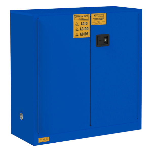 Corrosive Storage Cabinet, 30 Gallon, Manual Door - 2
