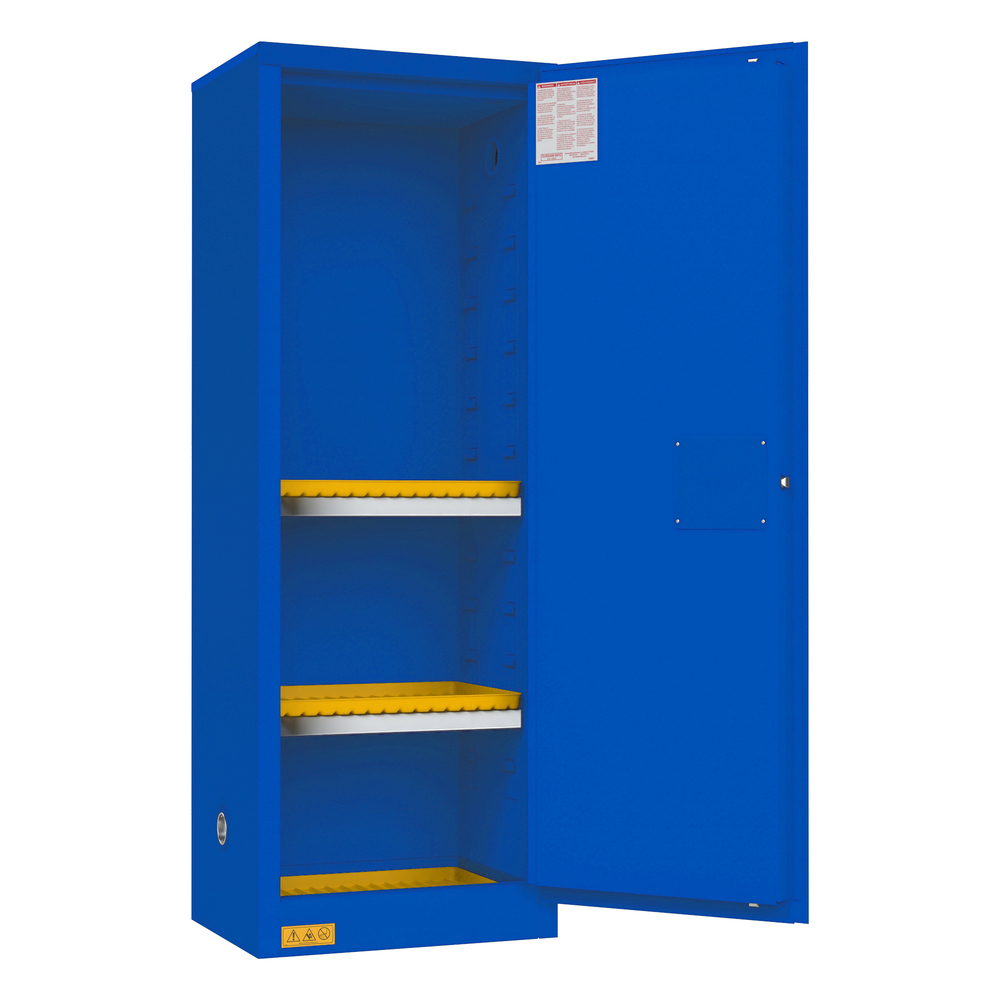 Corrosive Storage Cabinet, 22 Gallon, Manual Door - 1