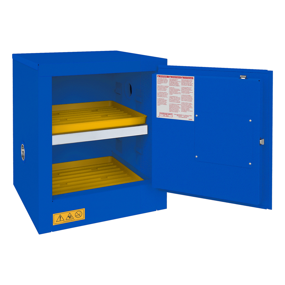 Corrosive Storage Cabinet, 4 Gallon, Manual Door - 1