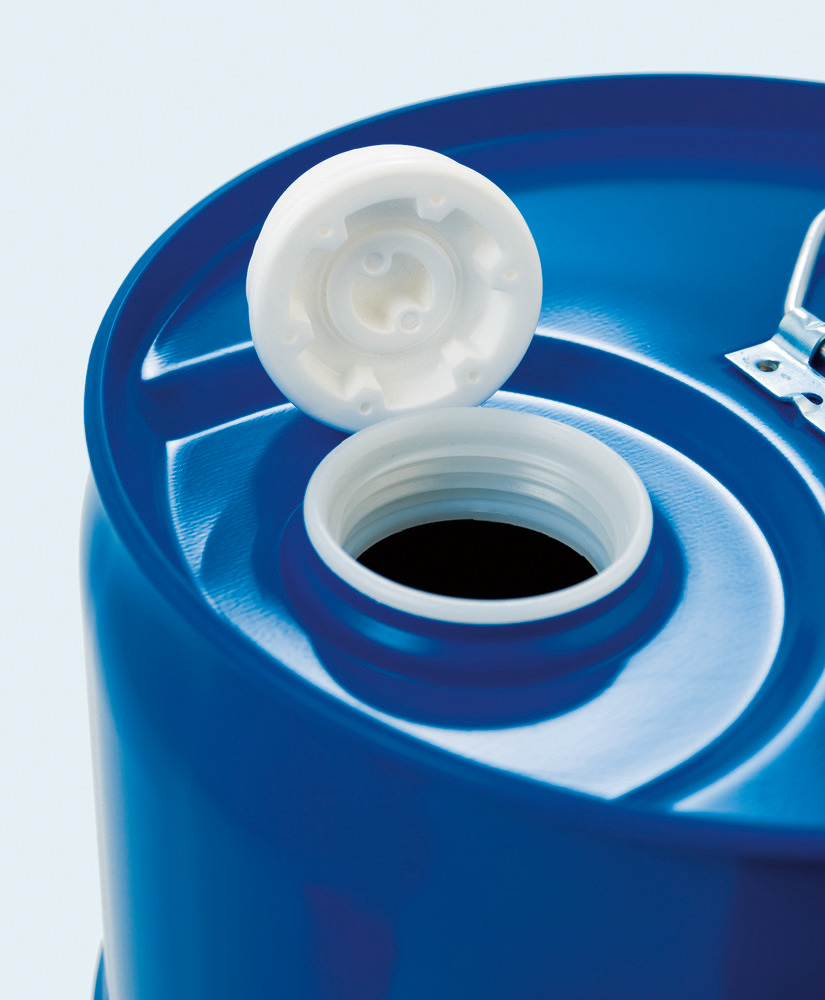 Sicherheits-Kombi-Behälter, aus Stahl, lackiert, mit PE-Innenbehälter, Inhalt 30 Liter - 5