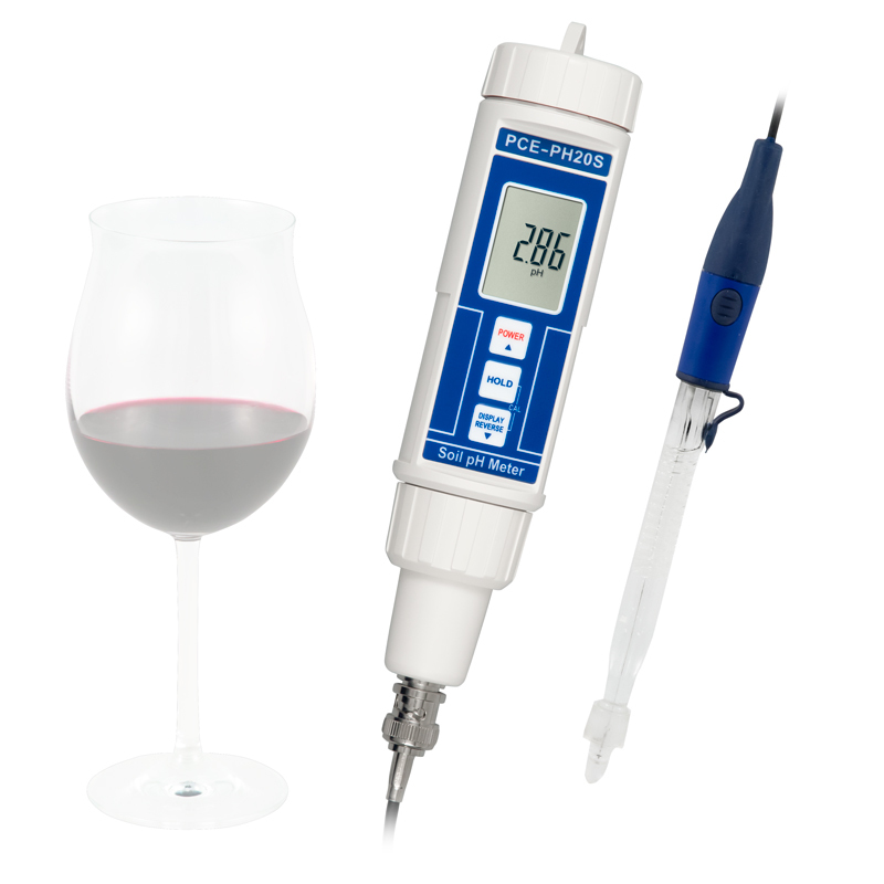 Vesianalysaattori PCE-PH, pH-arvon mittaamiseen, viinille + ISO-sertifikaatti - 1