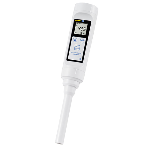 Analyzátor vody PCE-PH, stanovenie hodnoty pH, pre viskózne kvapaliny, plochá/dlhá PH-elektróda - 1
