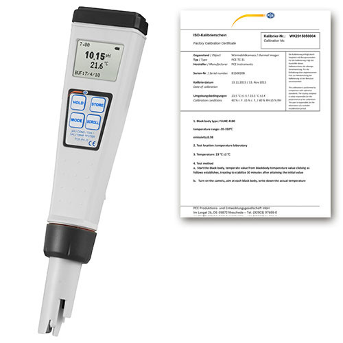 Wasseranalysegerät PCE-PH, Ermittlung pH-Wert, Leitfähigkeit und Filtrattrockenrückstand + ISO - 1