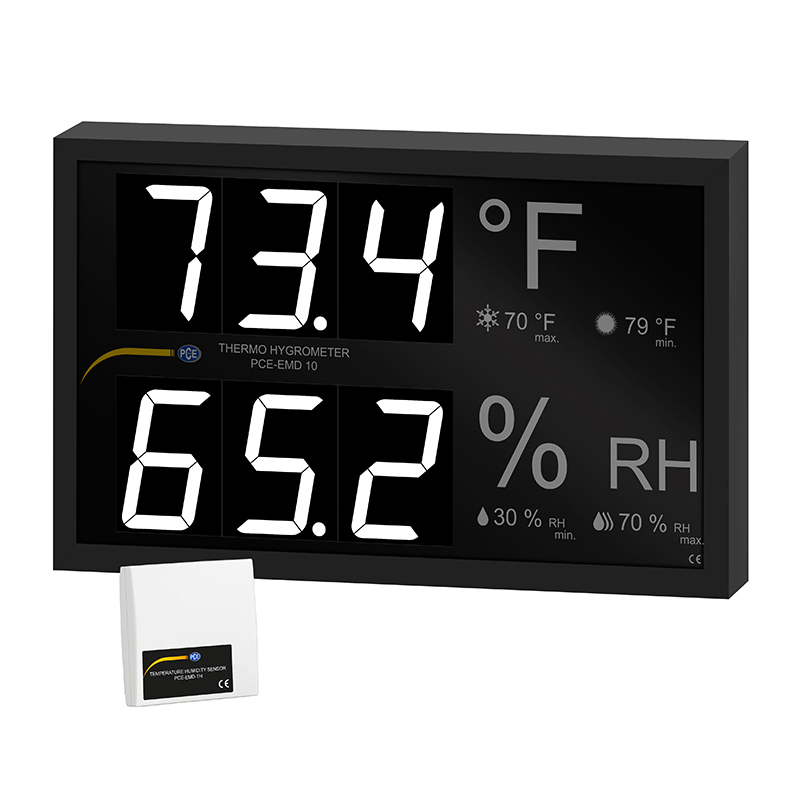 Přístroj pro měření klimatu PCE-EMD, pro měření teploty a vlhkosti - 1