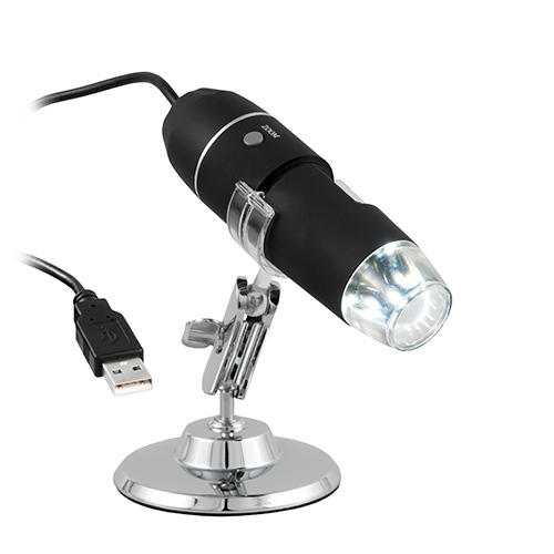 Microscopio PCE-MM, luce riflessa, zoom d'ingrand. 1600, trasmissione USB - 1