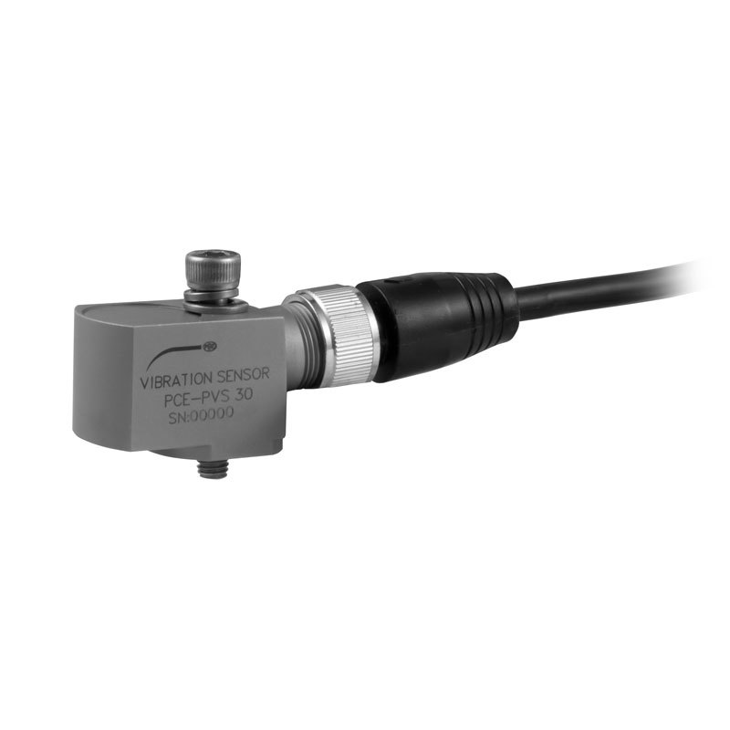 Medidor de vibración PCE-PVS 30, mide velocidades de vibración, conexión lateral, ± 12,7 mm/s - 1