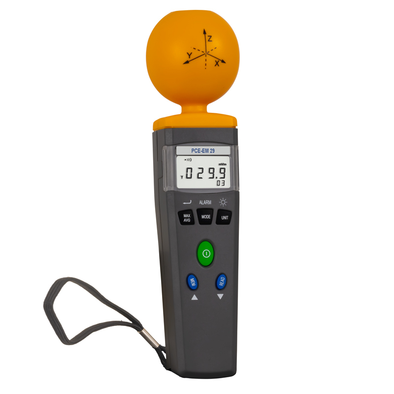 Radiomètre PCE-EM 29, détection de rayonnement électromagnétique, 50 MHz - 3,5 GHz - 1