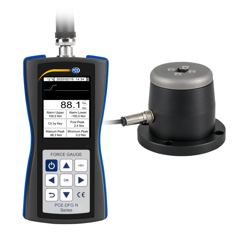 Přístroj pro měření krouticího momentu PCE-DFG, s 1/2 čtyřhranem, do 100 Nm, certifikát ISO - 2