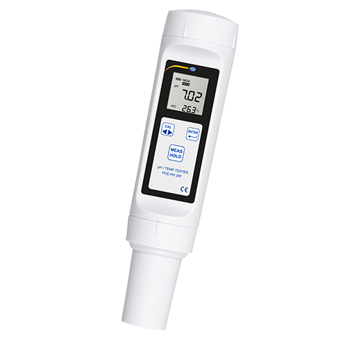 Analyzátor vody PCE-PH, stanovenie hodnoty pH, pre viskózne kvapaliny, plochá PH elektróda + ISO - 2