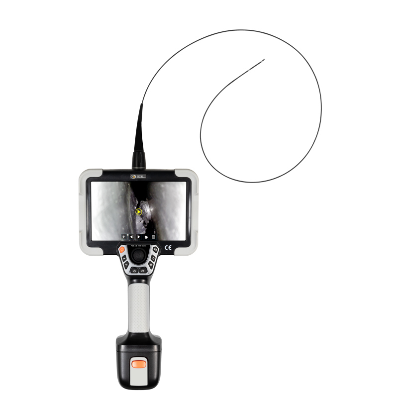 Premium Boroskop PCE-VE 1500, für schwer zugängliche Hohlräume, seitliche 4-Wege Kamera, Ø 2,2 mm - 2