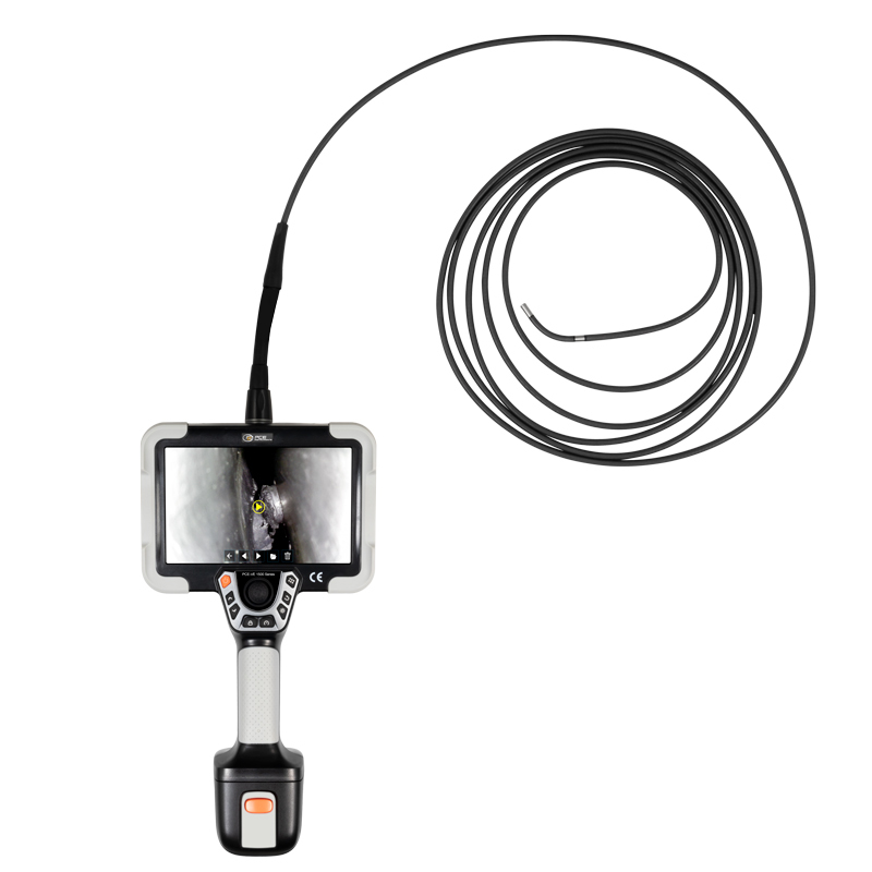 Premium boroskop PCE-VE 1500, til svært tilgængelige hulrum, frontalt kamera, Ø 6 mm, 5 m kabel - 2