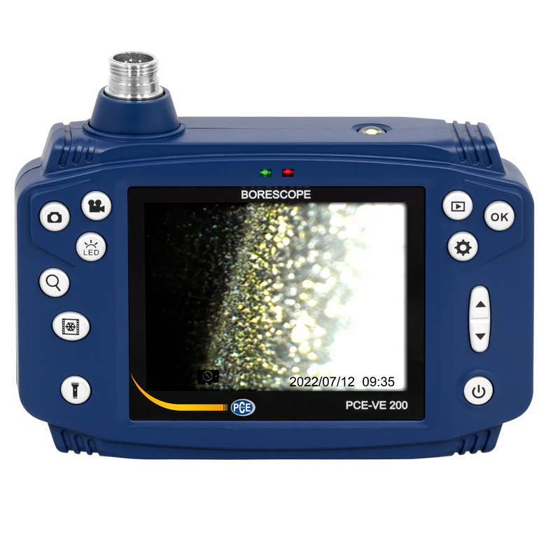 Boroscope PCE-VE 200, pour moteurs et machines, caméra frontale, Ø 3,7 mm, longueur de câble 1 m - 2