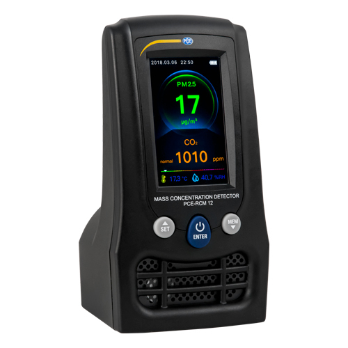 Dispositivo de medición de la calidad del aire PCE-RCM, medición de partículas PM2,5, PM10 y HCHO - 2