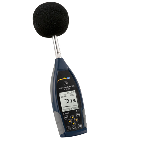 Miernik poziomu dźwięku PCE-428, klasa 2 (do 136 dB) + certyfikat ISO - 2