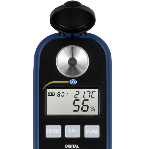 Refraktometer PCE-DR, zur Messung vom Salzgehalt (0 - 100 ‰) und Chlorgehalt (0 - 57 ‰) - 2