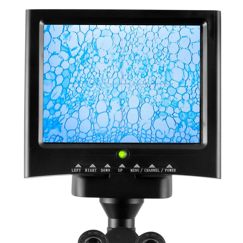 Mikroskop PCE-PBM, światło przechodzące, trinokular, regulacja dioptrii, głowica obrotowa 360° - 2