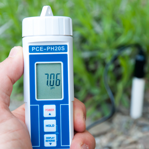 Měřič kvality vody PCE-PH, stanovení hodnoty pH, externí půdní elektroda PH, certifikát ISO - 3
