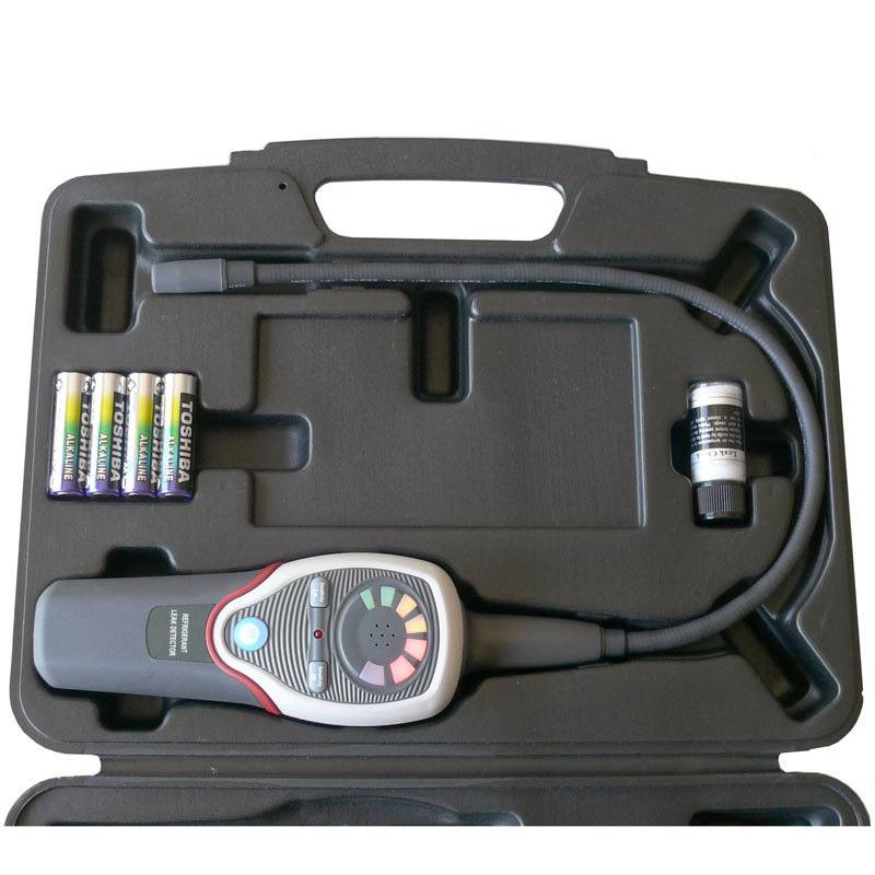 Detektor na meranie plynu PCE-LD, na úniky chladiva, LED displej, 390 mm senzor, 2-násobný alarm - 3