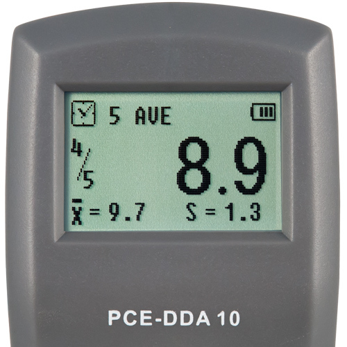Tvrdoměr PCE-DDA, pro měkké pryže a elastomery, tvrdost dle Shore A 0 - 100, rozlišení 0,1, ISO - 3
