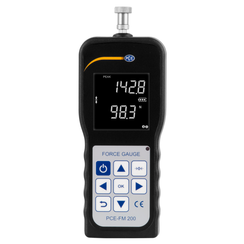 Silomer PCE-FM, pre meranie ťahu a tlaku, do 200 N, vnútorný snímač zaťaženia - 3