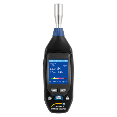 Luftqualitätsmessgerät PCE-MPC, Messung von Feinstaub (2,5/10 µm), PM2,5 und PM10 - 3