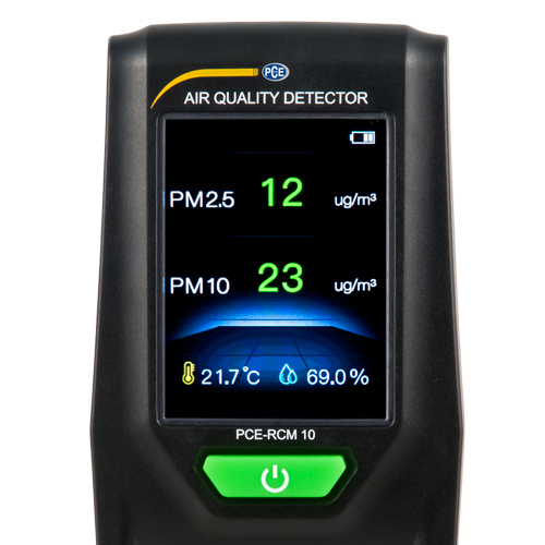 Misuratore qualità dell'aria PCE-RCM, misurazione polveri fini PM2.5 e PM10 - 3