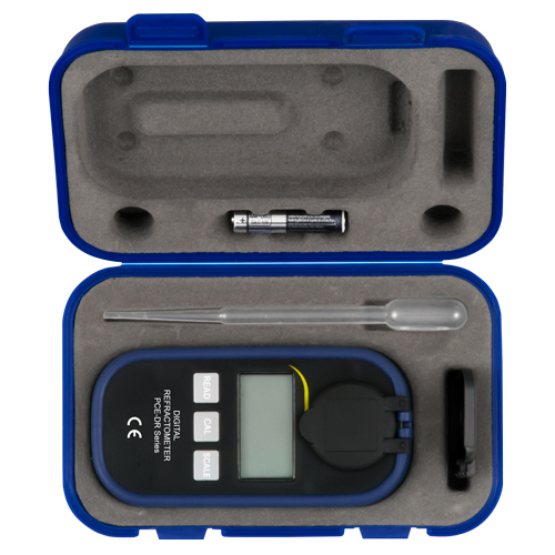 Refraktometer PCE-DR, na meranie Brix (obsahu cukru), 0 - 90 %. - 3