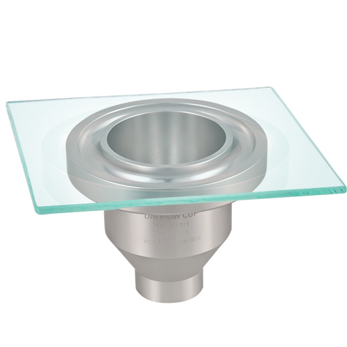 Vypúšťací pohár DIN PCE-127, 100 ml, doba chodu 24 - 150 s, s rukoväťou 170 mm - 3