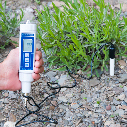 Měřič kvality vody PCE-PH, stanovení hodnoty pH, externí půdní elektroda PH, certifikát ISO - 4