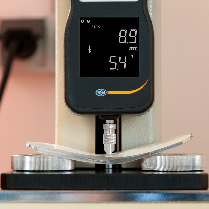 Silomer PCE-FM, pre meranie ťahu a tlaku, do 500 N, vnútorný snímač zaťaženia + certifikát ISO - 4