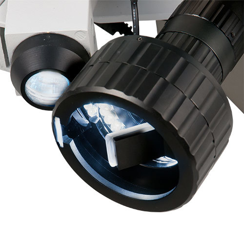 Microscopio PCE-IVM, luce riflessa e trasmessa, zoom d'ingrand. 75, trasmissione USB, con monitor - 4