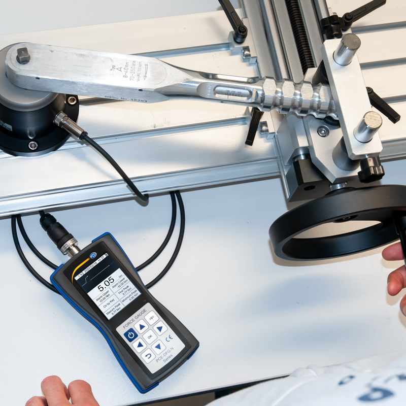 Prístroj na meranie krútiaceho momentu PCE-DFG, vnútorný 4-hran 1/2, do 10 Nm - 5