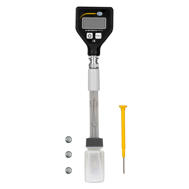 Měřič kvality vody PCE-PH, stanovení hodnoty pH, pro laboratoře, se skleněnou elektrodou - 5
