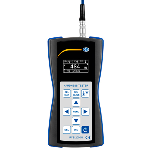 Durómetro PCE 2000N, para materiales metálicos, HL, HV, HB, HS, HRA, HRB, HRC + certificado ISO - 6