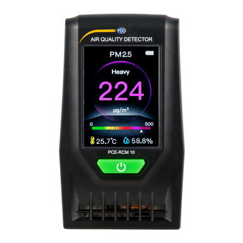 Miernik jakości powietrza PCE-RCM, pomiar pyłu drobnego PM2,5 i PM10 - 6