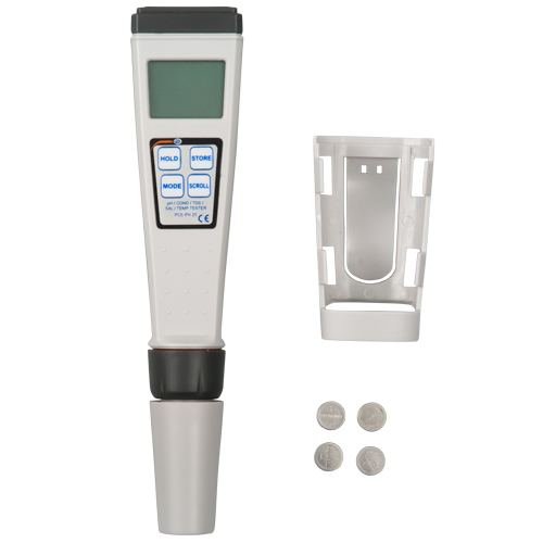 Analyzátor vody PCE-PH, stanovenie hodnoty pH, vodivosti a suchého zvyšku filtrátu - 7