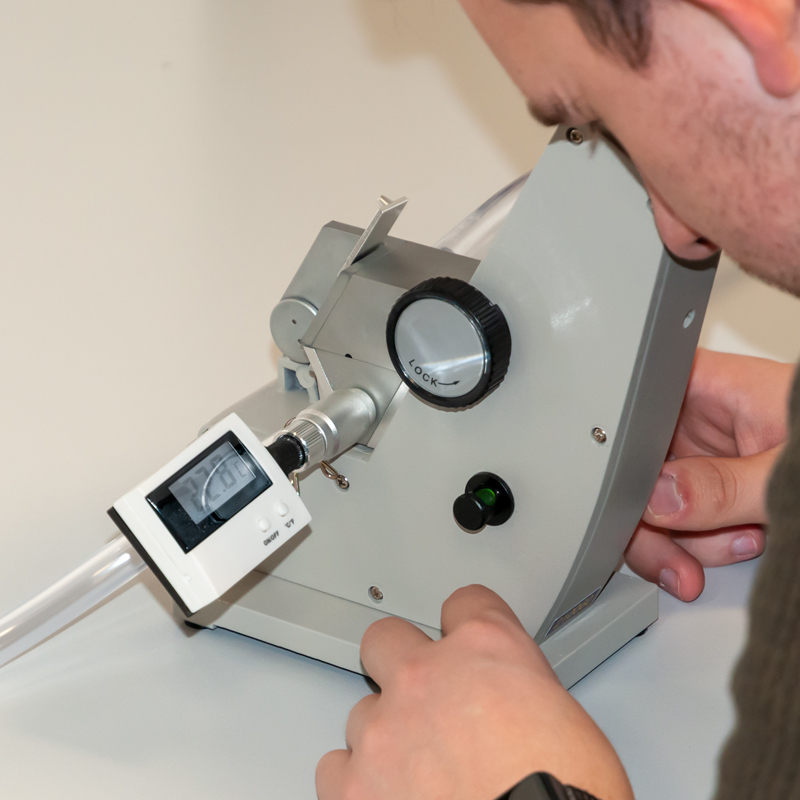 Refraktometer PCE-ABBE, måling af brydningsindeks (1,300 - 1,700 nD) og sukkerindhold (0 - 95 %) - 7