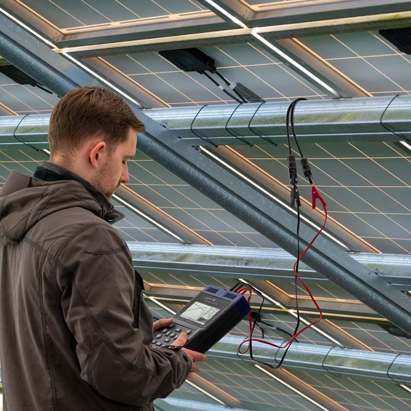 Přístroj pro měření kvality prostředí PCE-PVA 100, kontrola solárních článků, ozáření 10 - 1000 W/m² - 7