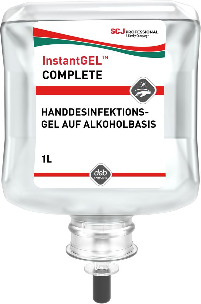 InstantGEL™ COMPLETE Handdesinfektionsgel auf Alkoholbasis, ISG1LDE, 6 Kartuschen à 1 Liter - 1